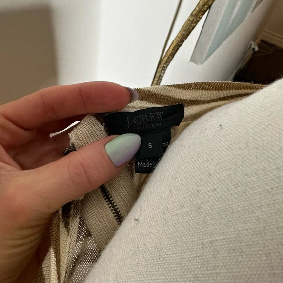 JCrew 100% Merino Wool Animal Print Dress Sz. S - Picture 3 of 5